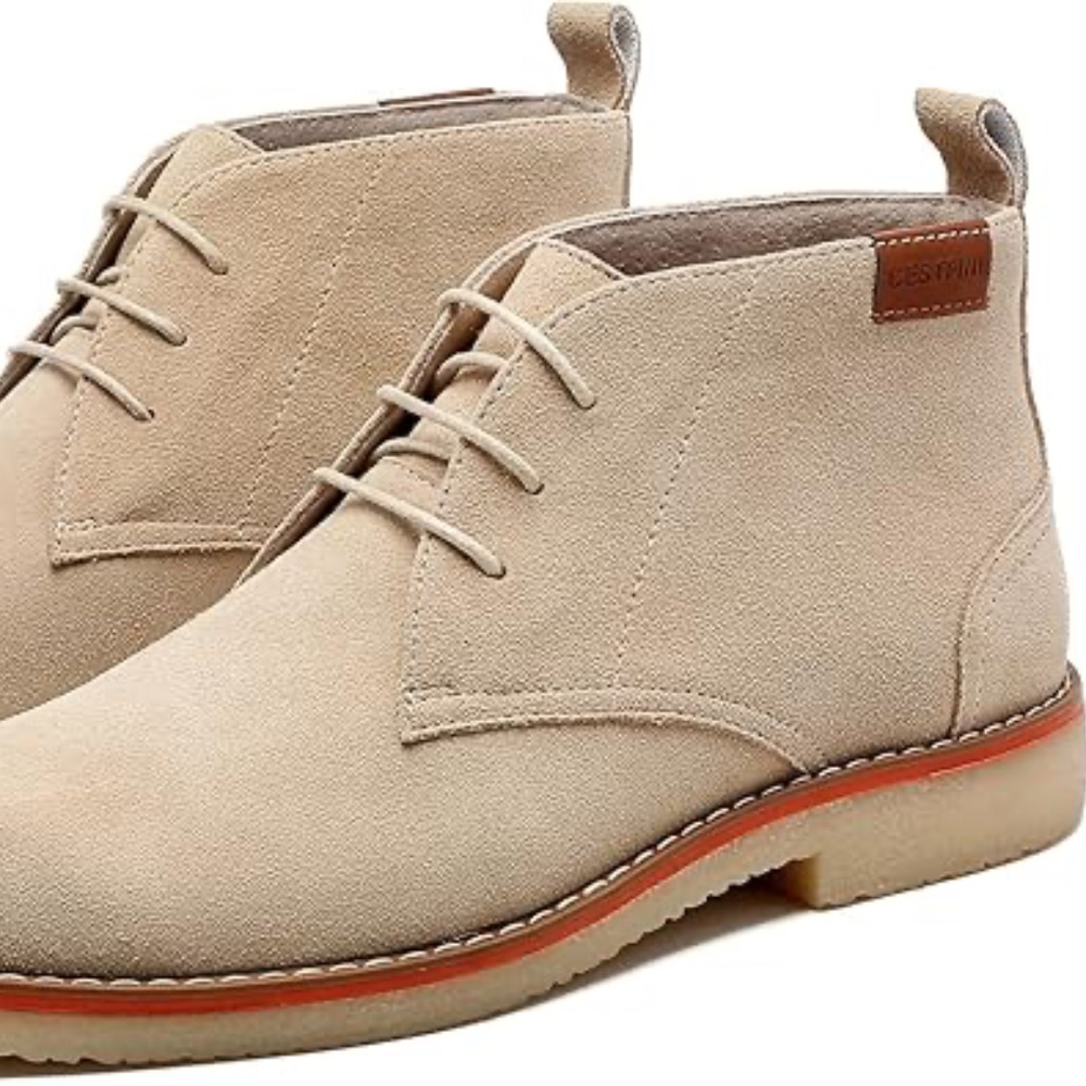 NWOB Cestfini Men's Suede Chelsea Chukka Ankle Boots